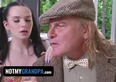 Emma Indica's first encounter with her step-grandfather's big cock brings intense satisfaction