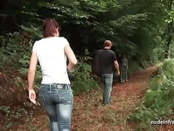 Squirt french mature hard anal pounded and double penetrated outdoor