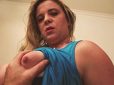 The stepson was late, so his stepmom helped him get ready.