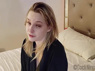Step mom prepares for the New Year with her son in a steamy preview.