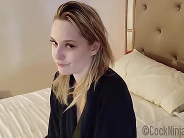 Step mom prepares for the New Year with her son in a steamy preview.