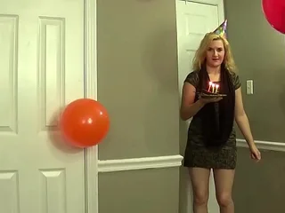 A man received a sexy gift from his step mom Fifi Foxx for his birthday.