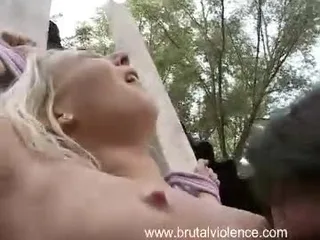 A brutal and hardcore accident on the side of the road