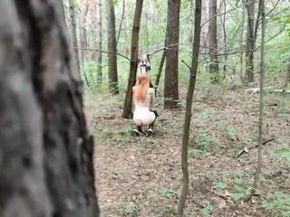 A chick got lost in the forest and had to call for help