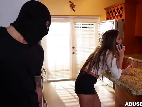 A nice girl Nicole Rey woke up in a familiar house.