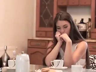 Gentle dad of guy is better in bed with girl