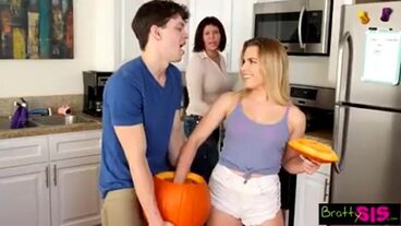 Her brother fucked her and made her