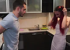 Russian stepson gets confused and gets some hardcore anal sex