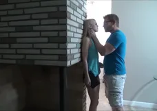 Young blonde gives good blow job and fuck.