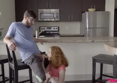 Hot girl Abby Rains has secret sex with bro