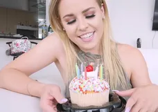 Step-sis gives her brother a deep blow job