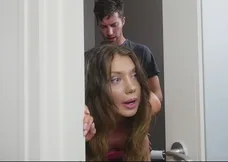Hot stepsis and stepbrother have a secret affair