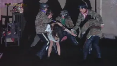 Amateur girl in a hardcore sex with a violent guy