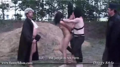 Court of Justice - Doggystyle sex with hardcore and brutal